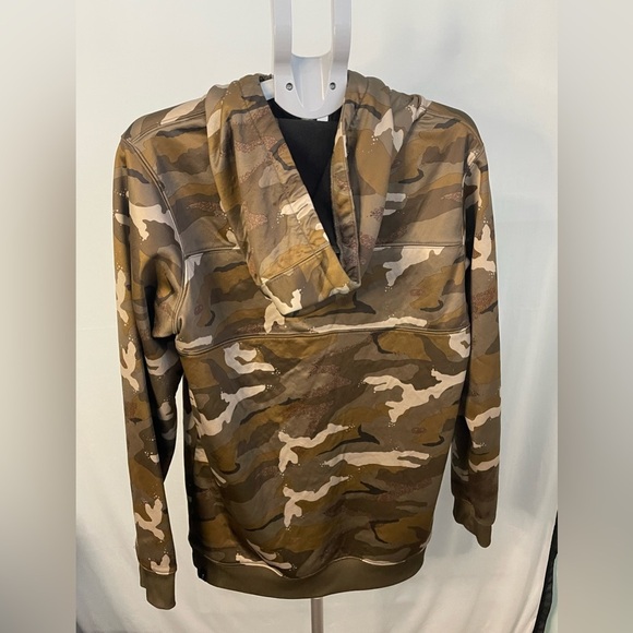 Neff Hoodie Men Small Camouflage Full Zipper Long Sleeve Side Zip Pockets Vented - Picture 4 of 11